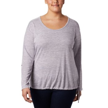 Columbia Kickin It Solid Plus Size, Pullover Morados Para Mujer | 318946-HWY